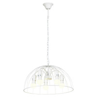 LUSSOLE LATTICE Люстра подвесная, цвет основания - белый, 5x10W E27, GRLSP-8217