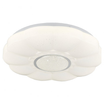 LUSSOLE MOONLIGHT Потолочный светильник, цвет основания - белый, плафон - акрил (цвет - белый), 1x72W LED, LSP-8319