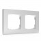 Рамка 2-м Pixel универс. бел. TOKOV ELECTRIC TKE-PX-RM2-C01