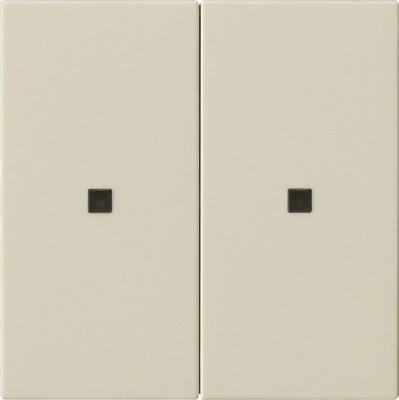 536901 Gira Клавиша двойн., без надписи с контрольным окошком