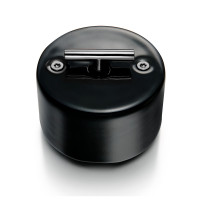 Fontini Выключатель 1-клавишный, цвет черный фарфор, ручка - хром, Fontini, серия Do