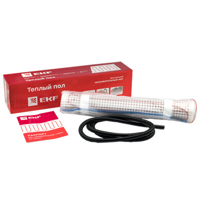 Мат нагревательный двухжильный "Уют" 3 кв, м, 450 Вт EKF Proxima