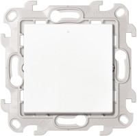 Simon Однополюсный выключатель с подсветкой 10AX 250В~ белого цвета S24 Harmonie, 2420104-030