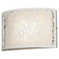 LUSSOLE VETERE Бра, цвет основания - белый, плафон - металл/полимер (цвет - белый), 1x6W E14, GRLSF-2301-01