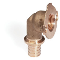 Настенный угольник фланцевый 20-Rp 1/2 RX+