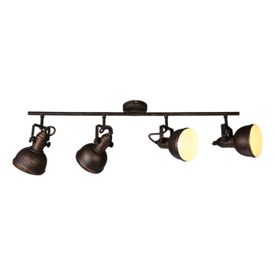 Arte Lamp MARTIN, Светильник потолочный, цвет арматуры - КОРИЧНЕВЫЙ, цвет плафона/декора - КОРИЧНЕВЫЙ, 4х40W E14, A5215PL-4BR