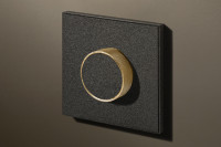 Диммер Textured black / Brass