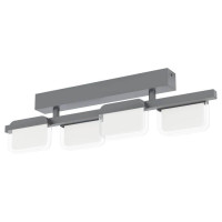 98874 Светильник потолочный ERVIDEL, LED 4x4,5W, 1920lm, L625, B60, H160, сталь/пластик, черный/проз