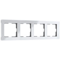 Werkel W0042701/ Рамка на 4 поста Acrylic (белый), a062131