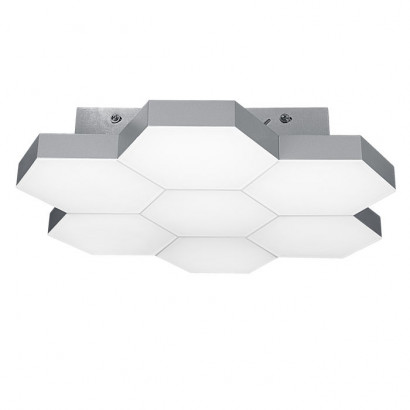 Lightstar 750072 (MX13003032-7А) Люстра потол FAVO LED-35W 1680LM Silver 3000K (в комплекте)