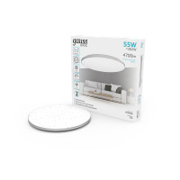 Светильник Gauss Basic Space Line НПС 55W 4700lm 4000K 220-240V IP20 485*75 LED 1/10, 995440260