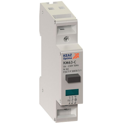 Кнопка управления модульная OptiDin KM63-CF-11-УХЛ3, КЕАЗ, 138908