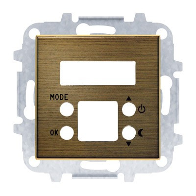 8540.5 OE - Накладка для механизма электронного терморегулятора 8140.5, серия SKY, цвет античная латунь - 2CLA854050A1201