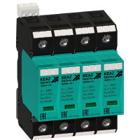 Ограничитель импульсных перенапряжений (УЗИП) OptiDin OM-I-4-280/12,5, КЕАЗ, 114243