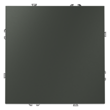 Выключатель с самовозвратом встраиваемый VOLTUM S70 одноклавишный 10А, (титан), VLS010606