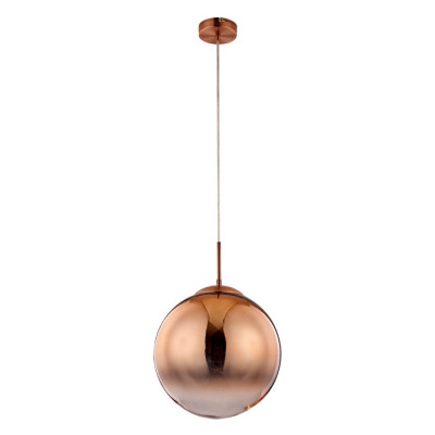 Arte Lamp JUPITER copper, Подвес, цвет арматуры - КРАСНАЯ БРОНЗА, цвет плафона/декора - КРАСНАЯ БРОНЗА, ПРОЗРАЧНЫЙ, 1х60W E27, A7963SP-1RB