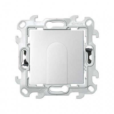 Simon Вывод кабеля цвета алюминий S24 Harmonie, 2410801-033