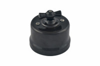 Bironi Выключатель Перекрестный, керамика, цвет черный, B1-203-03