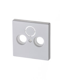 1743-884 - Накладка для TV-R-SAT розетки, Future/Axcent/Carat/Династия, белый бархат - 2CKA001724A4293 1743-884 - Накладка для TV-R-SAT розетки, Future/Axcent/Carat/Династия, белый бархат - 2CKA001724A4293