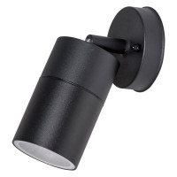 Arte Lamp MISTERO, Светильник уличный архитектурный, цвет арматуры - черный, цвет плафона/декора - ЧЕРНЫЙ, 1х35W GU10, A3304AL-1BK