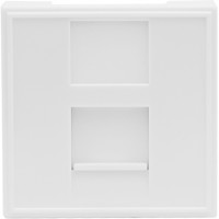 Donel Розетка DEC RJ45 UTP кат.6, 2мод., бел. (45х45мм), серия (тип) DEC, DECF12EW6