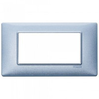 14654.73 - Vimar Накладка для 4 модулей синяя металлизированная