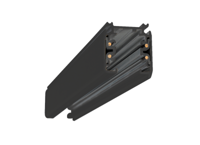 Donel Трёхфазный алюминиевый шинопровод накладной/подвесной, 3 м, черный, серия: DN8MVE, DN0201183