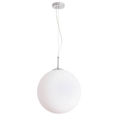 Arte Lamp VOLARE, Подвес, цвет арматуры - ХРОМ, цвет плафона/декора - БЕЛЫЙ, 1х60W E27, A1564SP-1CC