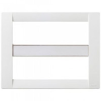 Vimar Накладка для 12 (6+6) модулей пластик белый, 16748.01