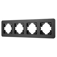 049732 - Рамка алюминиевая FRM-AKIRY-AL-4-BK (Arlight, -)