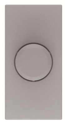 N2160.3 PL - Механизм электронного поворотного светорегулятора для регулируемых LEDi ламп, 2-100 Вт, 1-модульный, серия Zenit, цвет серебристый - 2CLA216030N1301