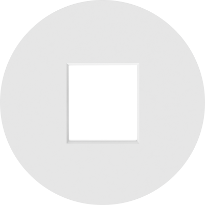 Donel D16 матовый белый накладка 1-я для розеток RJ45,TV,SAT,HDMI, DO85933