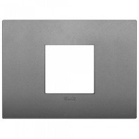 Vimar Накладка CLASSIC на 2 модуля центрально ардезия матовая, 19652.02 Vimar Накладка CLASSIC на 2 модуля центрально ардезия матовая, 19652.02