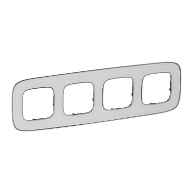 Legrand Valena ALLURE.Рамка "Зеркало".4-постовая универсальная, 754424