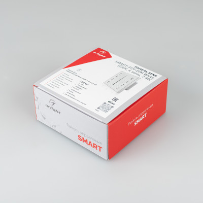 Панель Sens SMART-P29-DIM White (230V, 4 зоны, 2.4G) (Arlight, IP20 Пластик, 5 лет), 027103