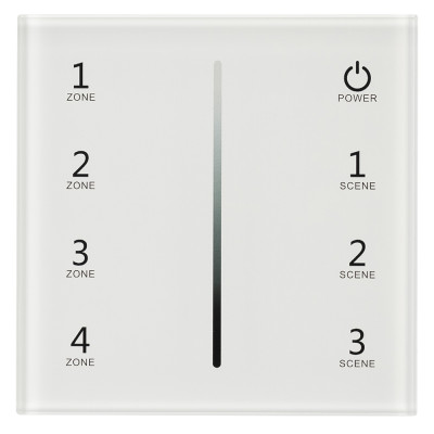 Панель Sens SMART-P29-DIM White (230V, 4 зоны, 2.4G) (Arlight, IP20 Пластик, 5 лет), 027103