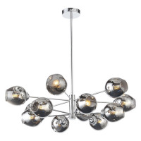 ST LUCE SL1500.103.12 Светильник подвесной ST-Luce Хром/Дымчатый E14 12*40W