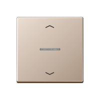 Клавиша для KNX кнопки, 1 группа, с окошком, символы стрелки; дюропласт; шампань, A101KO5PCH Клавиша для KNX кнопки, 1 группа, с окошком, символы стрелки; дюропласт; шампань, A101KO5PCH