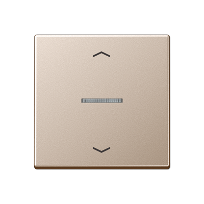 Клавиша для KNX кнопки, 1 группа, с окошком, символы стрелки; дюропласт; шампань, A101KO5PCH