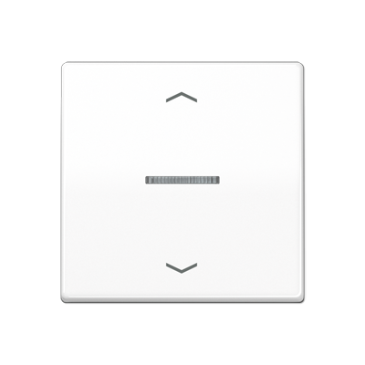 Клавиша для KNX кнопки, 1 группа с окошком и символами "стрелки"; дюропласт; белый, AS101KO5PWW