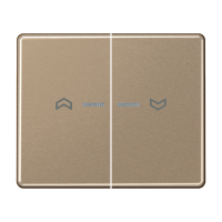 Клавиши для сдвоенной кнопки BCU; золотая бронза, SL595KO5PGB