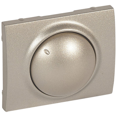 Legrand Лицевая панель - Galea Life - для поворотных светорегуляторов 400 Вт, 600 Вт Кат. № 7 756 54 - Titanium, 771468