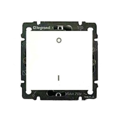 774403 - Переключатель одноклавишный трёхполюсный - Legrand Valena - 10А 400В для люминесцентных ламп безвинт, Legrand