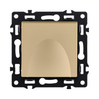 Розетка штепсельная SCHUKO 16A/250 В с крышкой, золотой Kollinger Asthetik AS-015GD