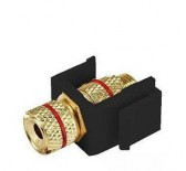 FD-BJ-M-R Fede Fede Аудио-разъем "Banana", красный/черный