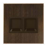 Плата (фиксация защёлкиванием) для одного модуля; металл; латунь Antik, ME1969-25WEAT