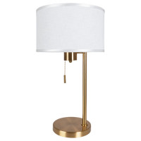 Arte Lamp PROXIMA, Светильник настольный интерьерный, цвет арматуры - ПОЛИРОВАННАЯ МЕДЬ, цвет плафона/декора - БЕЛЫЙ, 1х60W E27, A4031LT-1PB