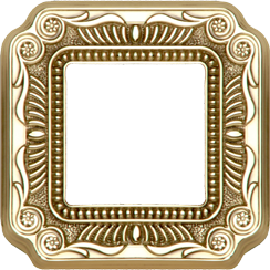 FD01361OB Fede Firenze Рамка 1-ная, Bright Gold