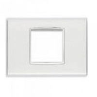 20652.B41 - Vimar Накладка классика на 2 модуля центрально REFLEX лед белый