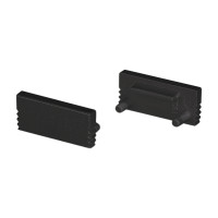 Заглушка SL-SLIM-H7 BLACK глухая (Arlight, Пластик), 037507